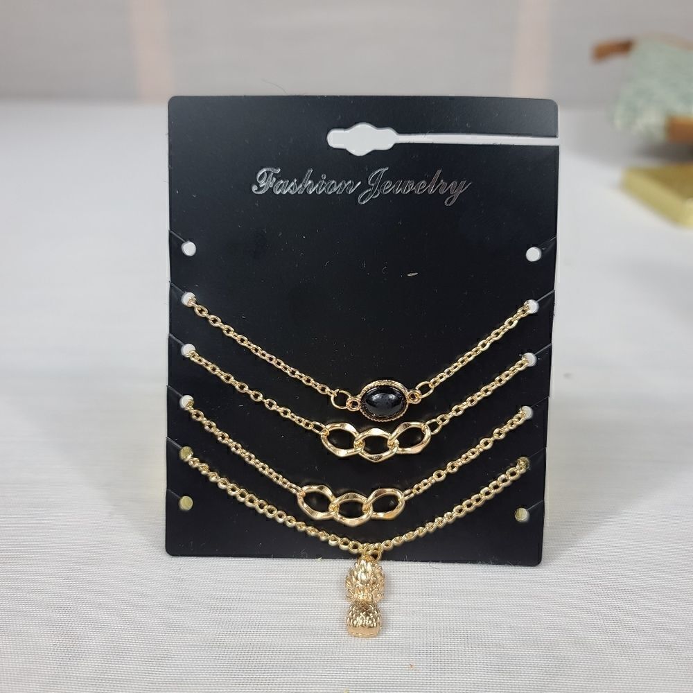 PINEAPPLE AND BLACK STONE Infinity BRACELET - Picture 12 of 15